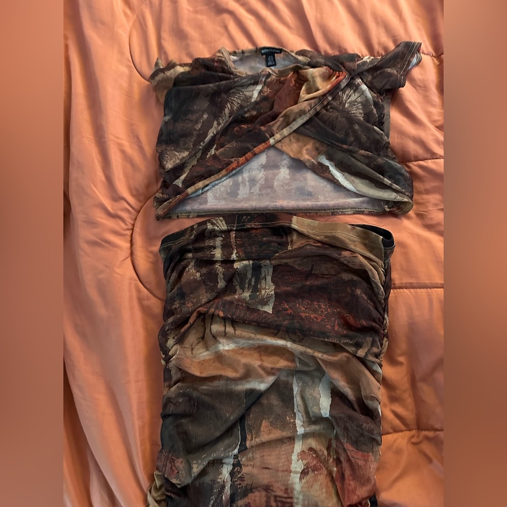 Two piece maxi outfit